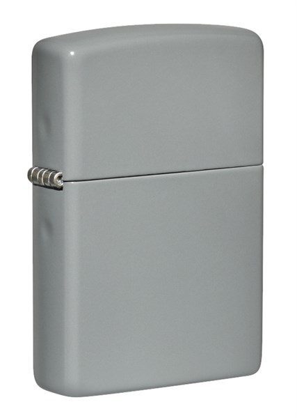 Зажигалка ZIPPO Classic с покрытием Flat Grey, латунь/сталь, серая, матовая, 38x13x57 мм - фото 354594