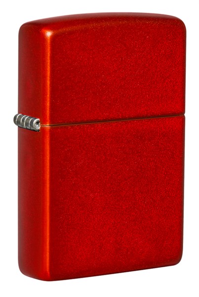 Зажигалка ZIPPO Classic с покрытием Metallic Red, латунь/сталь, красная, матовая, 38x13x57 мм - фото 354634