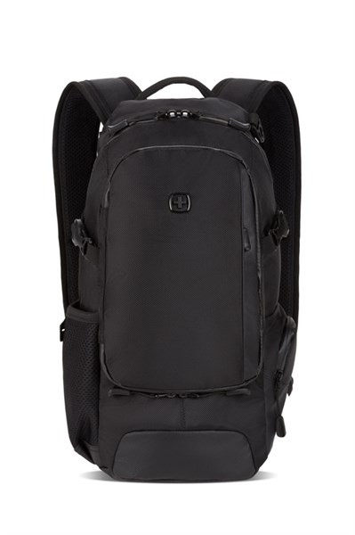 Рюкзак SWISSGEAR, чёрный, полиэстер 1680D, 24 х 15,5 х 46 см, 15,5 л - фото 355153