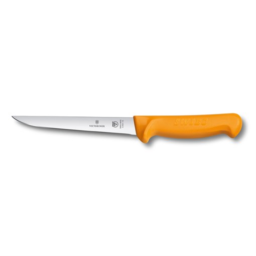 Нож обвалочный VICTORINOX Swibo с прямым лезвием 16 см, жёлтый - фото 355529