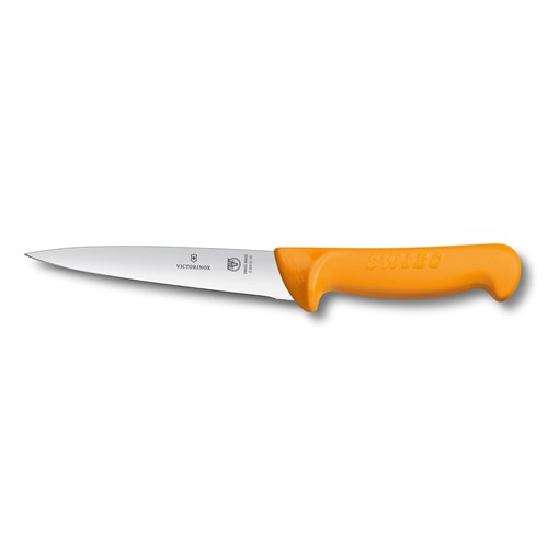 Нож жиловочный VICTORINOX Swibo с лезвием 15 см, жёлтый - фото 355538