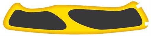 Задняя накладка для ножей VICTORINOX 130 мм, нейлоновая, жёлто-чёрная - фото 355647