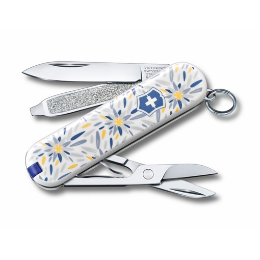 Нож-брелок VICTORINOX Classic "Alpine Edelweiss", 58 мм, 7 функций - фото 355854