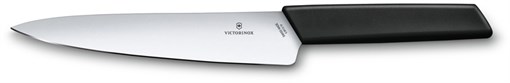 Нож разделочный VICTORINOX Swiss Modern, 19 см, нержавеющая сталь / синтетический материал, чёрный - фото 356703