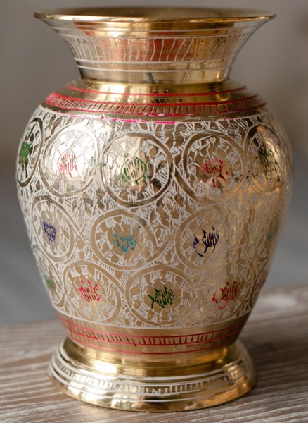 Ваза бочка BIDRI - фото 369793