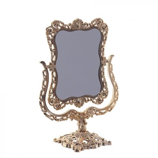Зеркало настольное двустороннее с увеличением, L17,5 W12 H25 см - фото 370089