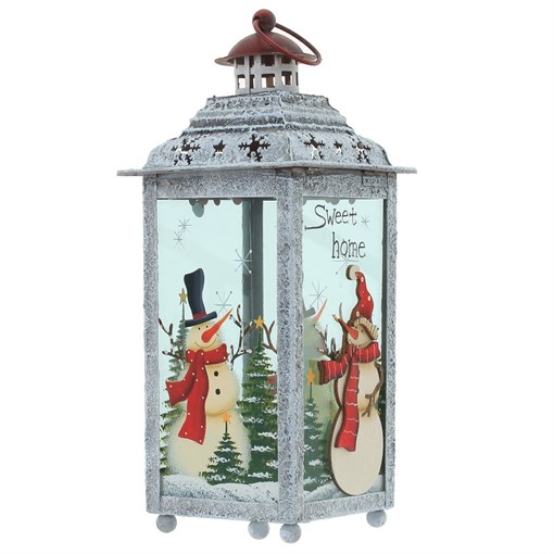 Фигурка декоративная "Фонарик", L12,5 W12,5 H31 см - фото 373939