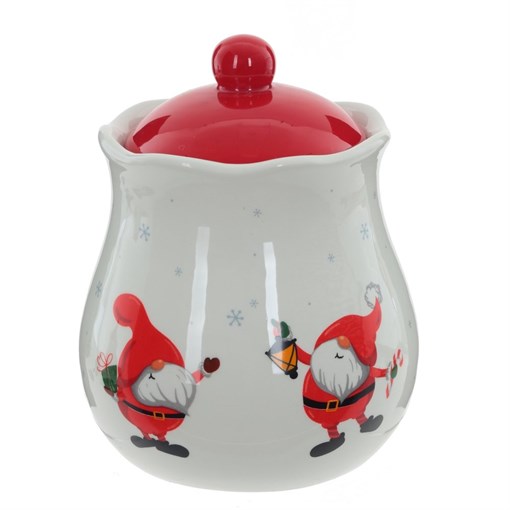 Емкость для сыпучих продуктов "Дед Морозы", 650 мл, L10 W10 H14,5 см - фото 374553