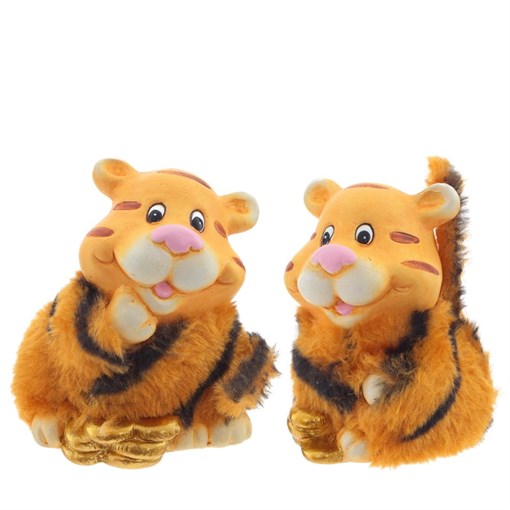 Фигурка декоративная "Тигрёнок", L8,5 W6,5 H8 см, 2в. - фото 375693