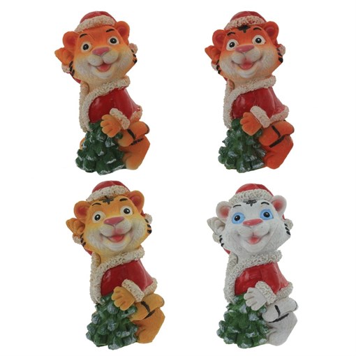 Фигурка декоративная "Тигр", L5,5 W5 H9,5 см, 2в. - фото 375829