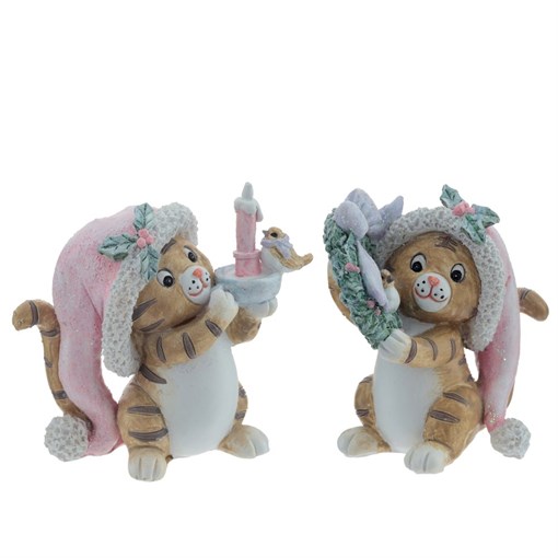 Фигурка декоративная "Тигр", L8,5 W5 H8 см, 2в. - фото 375986