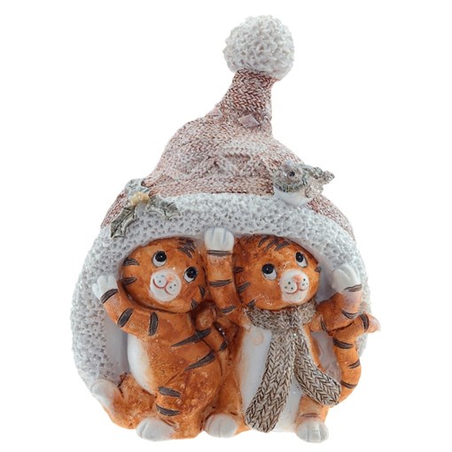 Фигурка декоративная "Тигр", L10 W6 H13,5 см - фото 376016