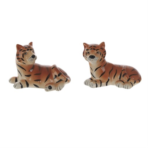 Фигурка декоративная "Тигр",  L7,5 W4,5 H5 см, 2в. - фото 376256