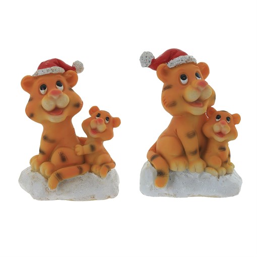 Фигурка декоративная "Тигр", L5 W3,5 H6,5 см, 2в. - фото 376374