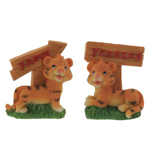 Фигурка декоративная   "Тигр", L5,5 W3,5 H6,5 см, 2в. - фото 376391
