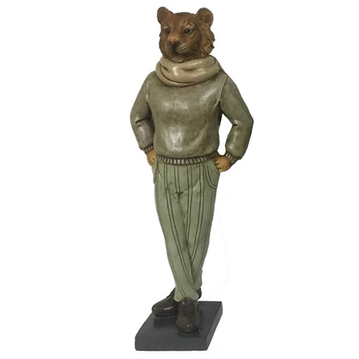 Фигурка декоративная "Тигр" L14 W10 H37,5 см - фото 377913