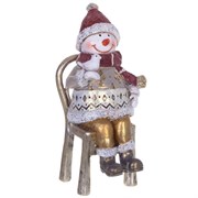 Фигурка декоративная  "Снеговик", L9 W7,5 H16,5 см