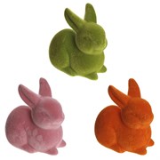 Фигурка декоративная "Заяц",  L10 W7 H10 см, 3в.