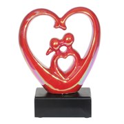 Фигурка декоративная "Сердце", L14 W6 H19 см