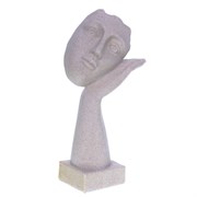 Фигурка декоративная "Лицо", L19 W10 H35 см