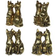 Фигурка декоративная "Кошки", L9 W5 H10 см, 4в.
