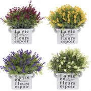 Цветочная композиция, L19 W19 H18 см, 4в.