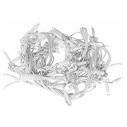Электрогирлянда уличная "Бахрома", L3 м, (100 белых LED ламп, 5W, шнур белый, IP44, б/сил.кабеля), ш