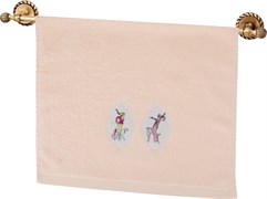 Полотенце 40*70 "Променад", 380 г/м2, м/х, х/б 100% персик