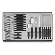 Набор из 24 столовых принадлежностей VICTORINOX Swiss Modern: 6 ножей для стейка, 6 вилок, 12 ложек