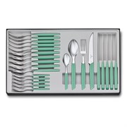 Набор из 24 столовых принадлежностей VICTORINOX Swiss Modern: 6 ножей для стейка, 6 вилок, 12 ложек