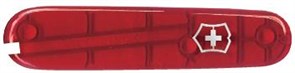 Передняя накладка для ножей VICTORINOX 84 мм, пластиковая, полупрозрачная красная