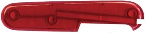 Задняя накладка для ножей VICTORINOX 91 мм, пластиковая, полупрозрачная красная