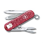 Нож-брелок VICTORINOX Classic "Lucky Cat", 58 мм, 7 функций