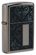 Зажигалка ZIPPO Лучшая цена 2022 с покрытием Black Ice®, латунь/сталь, чёрная, 38x13x57 мм