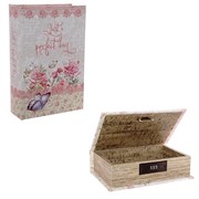 Шкатулка-книга c кодовым замком, L16 W7 H24 см