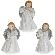 Фигурка декоративная "Ангел", L8 W7 H12 см, 3в.