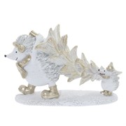 Фигурка декоративная "Ежики", L12 W4 H8,5 см