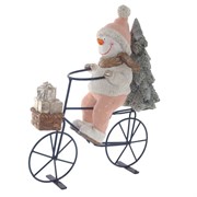 Фигурка декоративная "Снеговик", L23 W9 H28 см