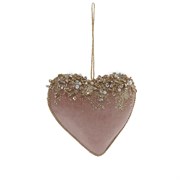 Украшение новогоднее "Сердце", L11,5 W4,5 H10 см