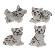 Фигурка декоративная "Тигр", L5,5 W5 H7 см, 4в.