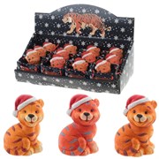 Фигурка декоративная "Тигр" (блок из 12 шт), L4,5 W4 H6,5 см, 3в.
