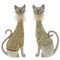 Фигурка декоративная "Кошка", L13 W4 H28 см, 2в. - фото 336076