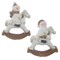 Фигурка декоративная "Дед Мороз", "Снеговик", L21,5 W9,5 H24,8 см, 2в. - фото 336131
