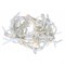 Электрогирлянда уличная "Бахрома", L3 м, (100 белых LED ламп, 5W, шнур белый, IP44, б/сил.кабеля), ш - фото 337119