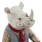 Фигурка декоративная "Носорог", L14 W17,5 H30,5 см - фото 337996