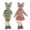 Игрушка набивная "Кот",  L18 W14 H38 см, 2в. - фото 338552