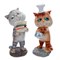 Фигурка декоративная "Кот", L6 W6 H14,5 см, 2в. - фото 341686