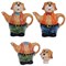 Чайник, L16 W9 H16см, 450мл, 2в - фото 344088