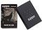 Зажигалка ZIPPO Classic с покрытием Black Ice®, латунь/сталь, чёрная, глянцевая, 38x13x57 мм - фото 354355