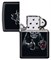 Зажигалка ZIPPO Bar Skull Design с покрытием Black Matte, латунь/сталь, чёрная, матовая, 38x13x57 мм - фото 354402
